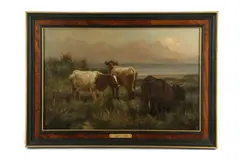 Untitled by Edgar Chignall Wills, oil on canvas, offered Feb 2021