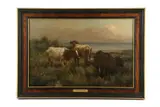 Untitled by Edgar Chignall Wills, oil on canvas, offered Feb 2021