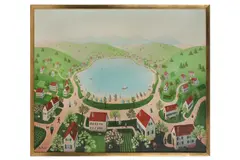 Untitled by Thérèse Pouget, oil on canvas, offered Feb 2021