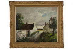 Untitled by Marcel Masson, oil on canvas, offered Feb 2021