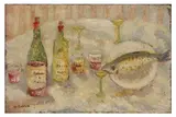 Untitled by Jean Carrau, oil on canvas, offered Feb 2021