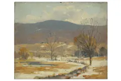 Untitled by Arthur James Emery Powell, oil on panel, offered Feb 2021