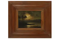 Untitled by R. T. Stuart, oil on board, offered Feb 2021