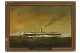 Untitled by Michael Constable, 1975, oil on board, offered Feb 2021