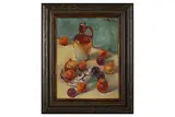 Untitled by Matt Bruce, oil on board, offered Feb 2021
