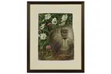 Untitled by Raymond C. Booth, Stone with Deutzia Gracilis and Ursium Japonicum signed RC Booth, offered Feb 2021
