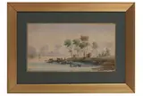 Untitled by Victor Guerry, watercolour, offered Feb 2021