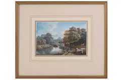 Untitled by John Edwin Oldfield, watercolour and bodycolour, offered Feb 2021
