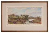 Untitled by Edwin John Ellis, watercolour, offered Feb 2021