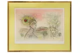 Untitled by Jean Carzou, lithograph, offered Feb 2021