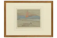 Untitled by Frank Short, watercolour, offered Feb 2021