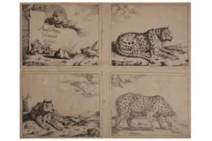 After paulus potter by Marcus de Bye, etching, offered Feb 2021