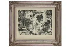 Untitled by Lovis Corinth, lithograph, offered Feb 2021
