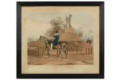 After henry de daubrawa by John Harris, etching and aquatint, offered Feb 2021
