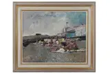 Untitled by Thomas John Coates, oil on canvas, offered Feb 2021