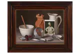 Untitled by Gerald Norden, oil on board, offered Feb 2021