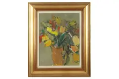 Untitled by Gordon Bryce, oil on canvas, offered Feb 2021
