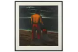 Untitled by David Hosie, oil on paper, offered Feb 2021