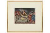 Untitled by Morris Kestelman, gouache and coloured, offered Feb 2021
