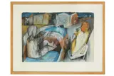 Untitled by Philippa Clayden, pastel on paper, offered Feb 2021