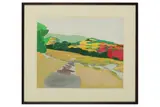 Untitled by Philip Hughes, acrylic and gouache on paper, offered Feb 2021