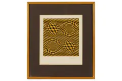 Untitled by Victor Vasarely, lithograph, offered Feb 2021