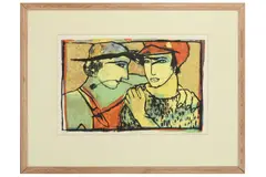 Untitled by Carol Robertson, pencil, offered Feb 2021
