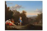 Untitled by Daniel Vertangen, oil on panel, offered Dec 2020