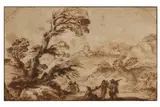 Untitled by Falsario Di Guercino, ink, offered Dec 2020