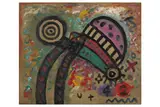 R.a. (1920-2014) by Alan Davie, oil on board, offered Dec 2020