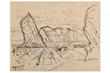 C.h., (1903-1992) by John Piper, ink, offered Dec 2020