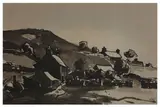 R.a. (1918-2006) by Kyffin Williams, ink and wash, offered Dec 2020