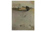 Untitled by Tessa Newcomb, oil on board, offered Dec 2020
