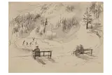 R.a. (1907-1989) by Feliks Topolski, ink and wash, offered Dec 2020