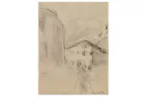 R.a. (1907-1989) by Feliks Topolski, ink and wash, offered Dec 2020