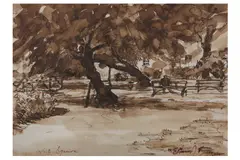 Untitled by Edward Beale, ink, offered Dec 2020
