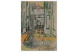 R.a. (1928-1992) by John Bratby, pencil and pastel, offered Dec 2020