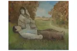 Untitled by Michael Scott, oil on canvas, offered Dec 2020