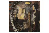 R.a. (b. 1930) by Anthony Whishaw, oil and collage on canvas, offered Dec 2020