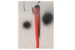 Untitled by Denis Bowen, mixed media on paper, offered Dec 2020