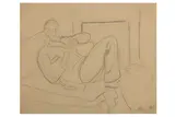 Untitled by Matthew Smith, pencil, offered Dec 2020