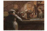 Untitled by Thomas Roland Rathmell, 1936, ink, offered Dec 2020