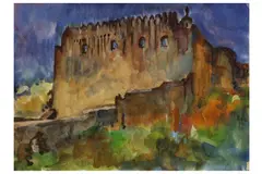 Untitled by Edward Beale, watercolour, offered Dec 2020