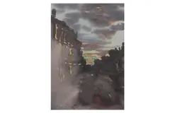 R.a. (1936-2003) by Patrick Procktor, 1987, watercolour, offered Dec 2020