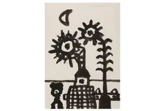 R.a. (1920-2014) by Alan Davie, ink, offered Dec 2020