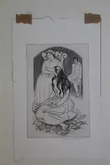6 x 4in., unframed by Cecilia Compton-Smith, etching, offered Jul 2018