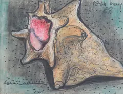Untitled by William de Belleroche, mixed media, sold Jul 2018