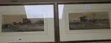 Coaching scenes by Philip H. Rideout, watercolor, offered Jul 2018