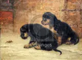 Who Are You? by Briton Rivière, oil on canvas, sold Jun 2018