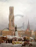 Untitled by Henry Schafer, oil on canvas, sold Jun 2018